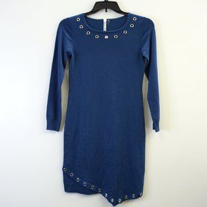 NEW NY Collection Petites Grommet Sweater Dress